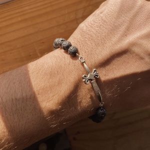 KingB Lava Rock Bracelet